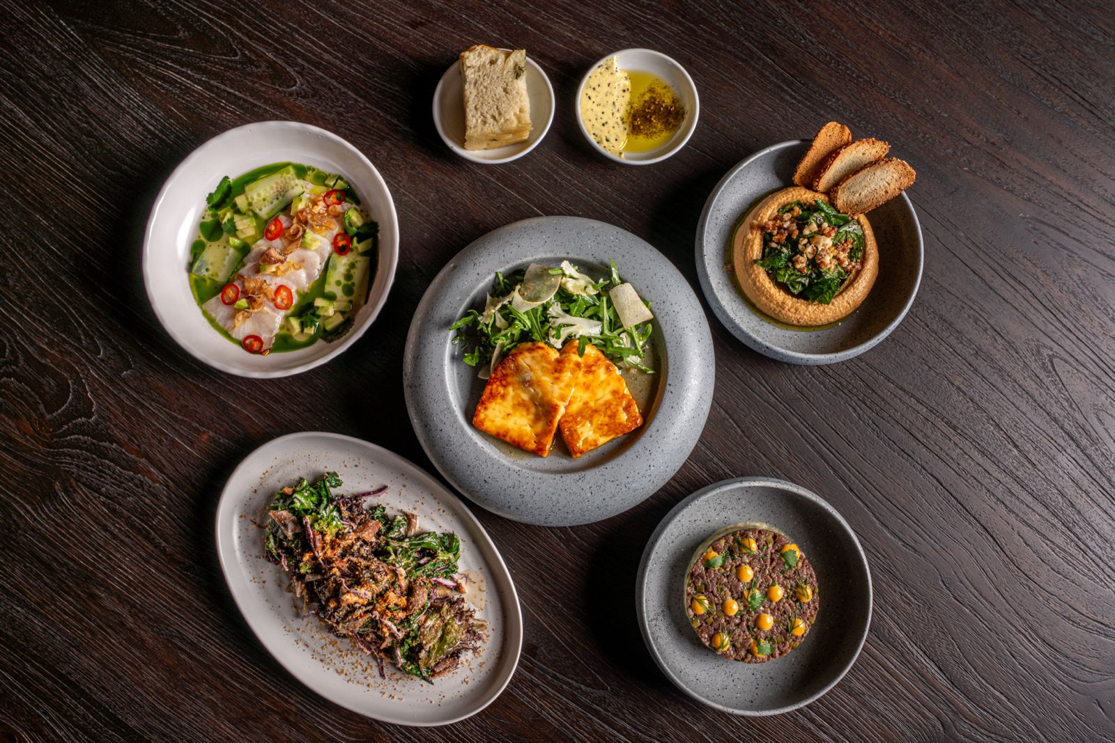 A selection of TAMAN dishes for First Offering