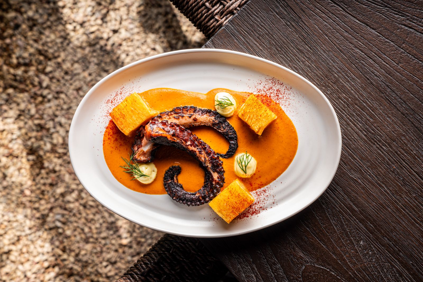 Grilled octopus from the Spark menu at TAMAN