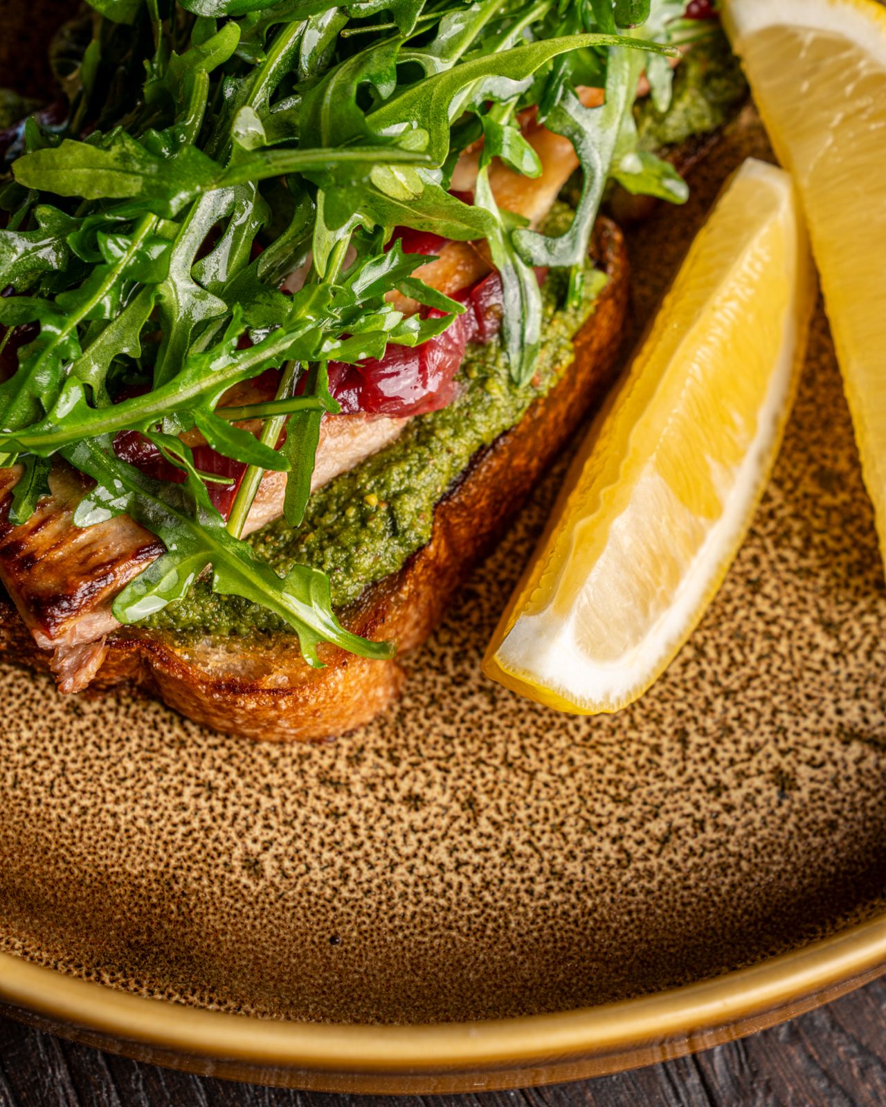 Fish on sourdough from the Hearth menu at TAMAN